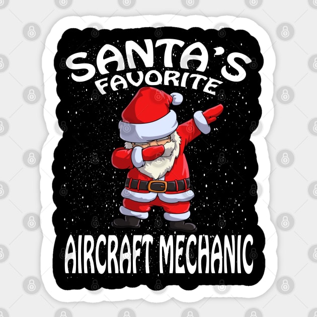 Santas Favorite Aircraft Mechanic Christmas Sticker by intelus